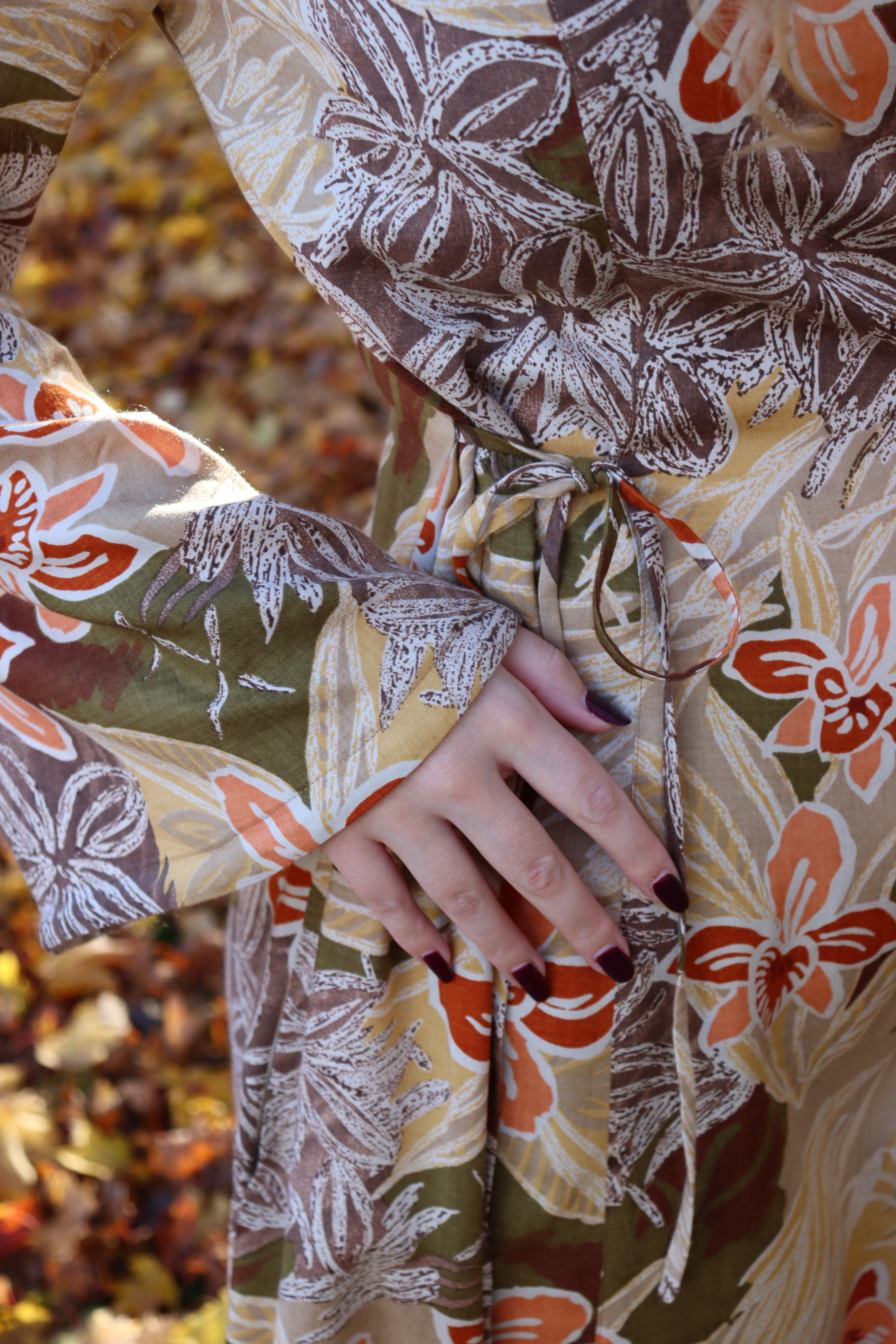 Aurelia Dress Autumn Flower