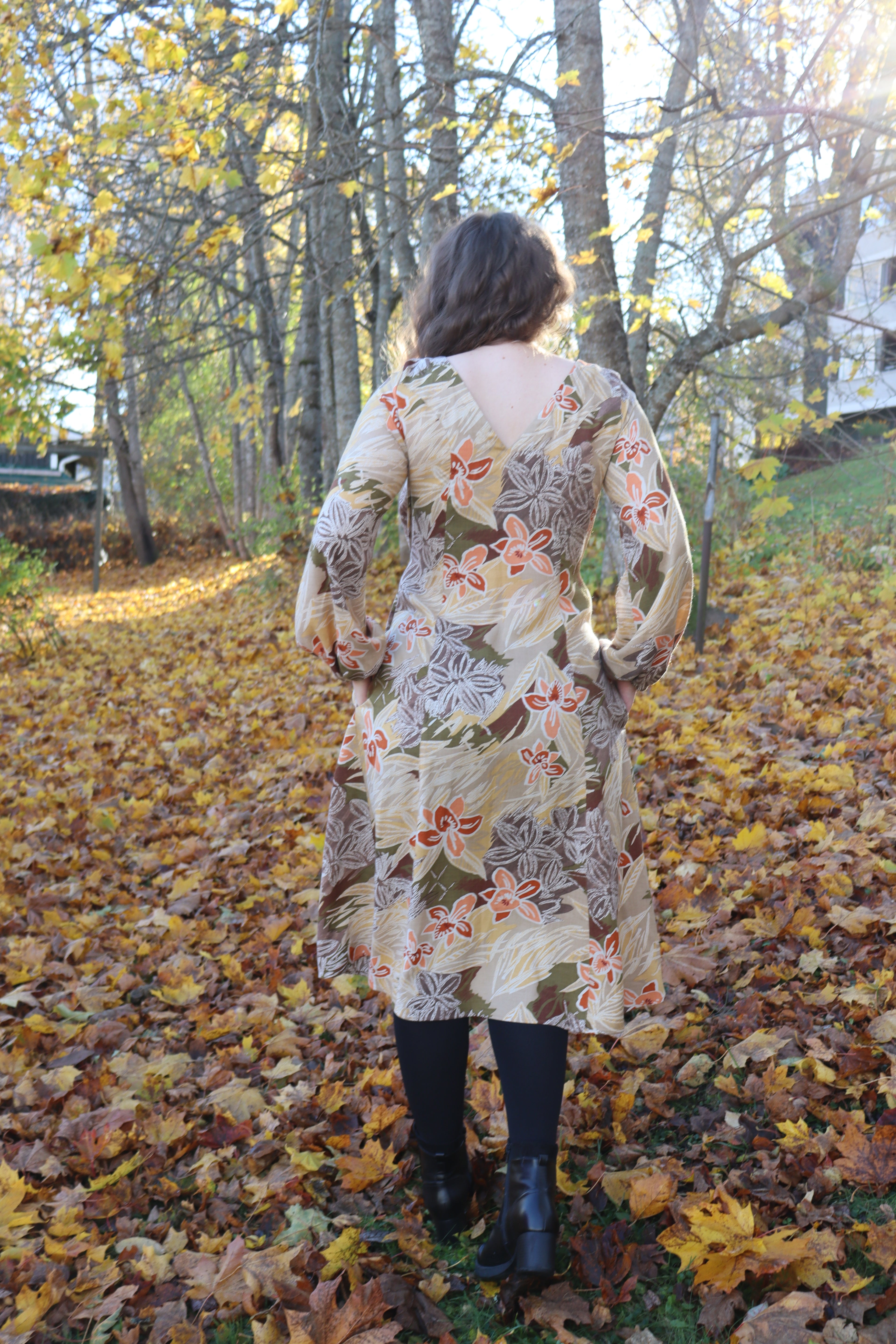 Aurelia Dress Autumn Flower